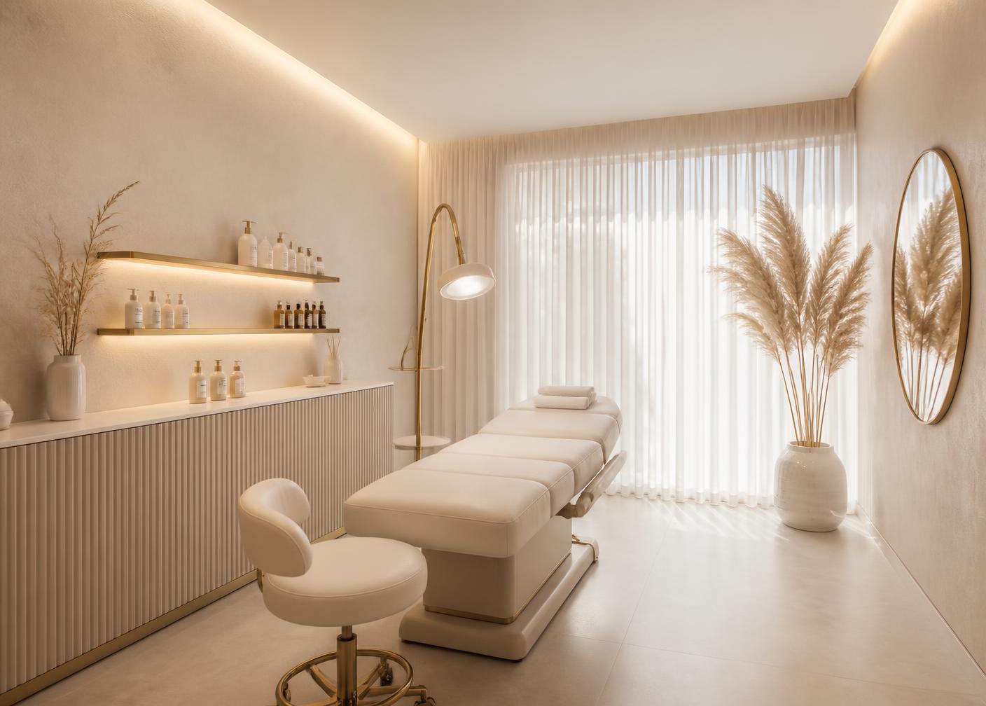 Interieur van de salon van Lia's Touch